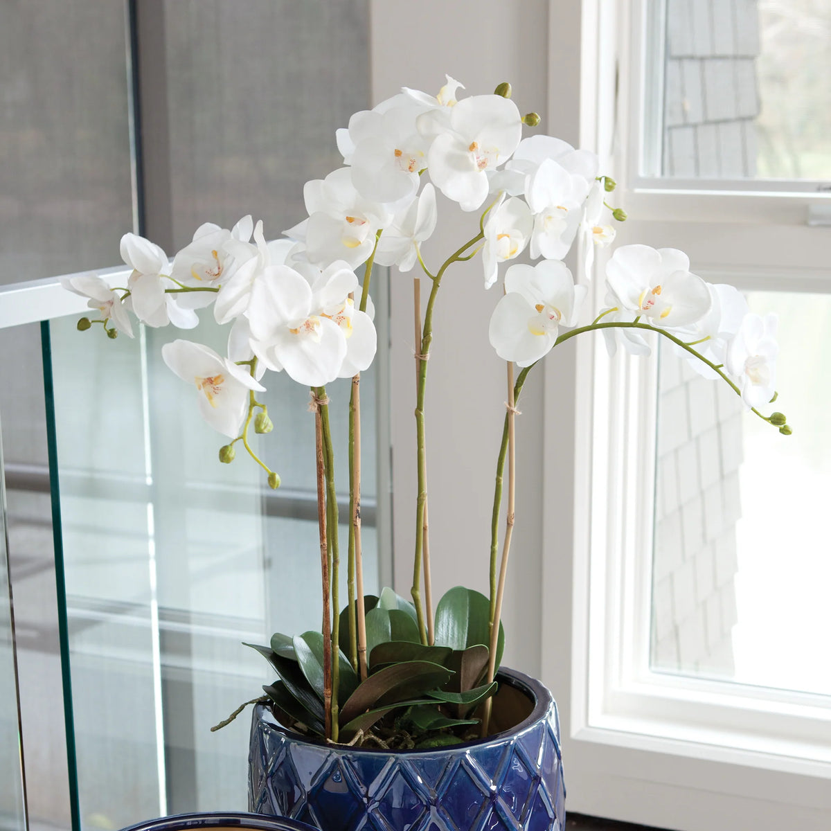 FAUX ORCHID 25" BOWL DROP IN