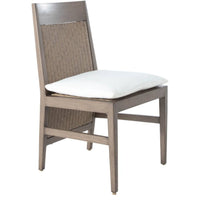 SAVANNAH TEAK EXTENDED BACK SIDE CHAIR