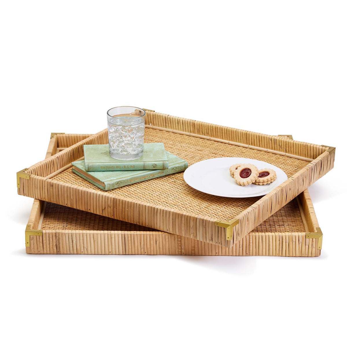 RATTAN SQUARE TRAY