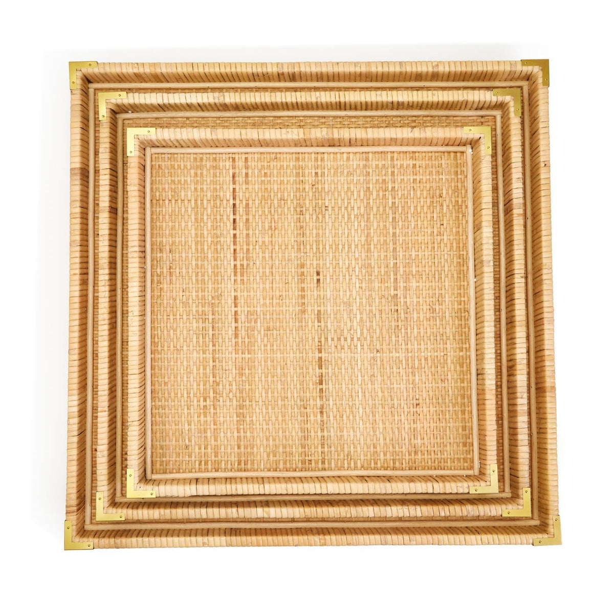 RATTAN SQUARE TRAY