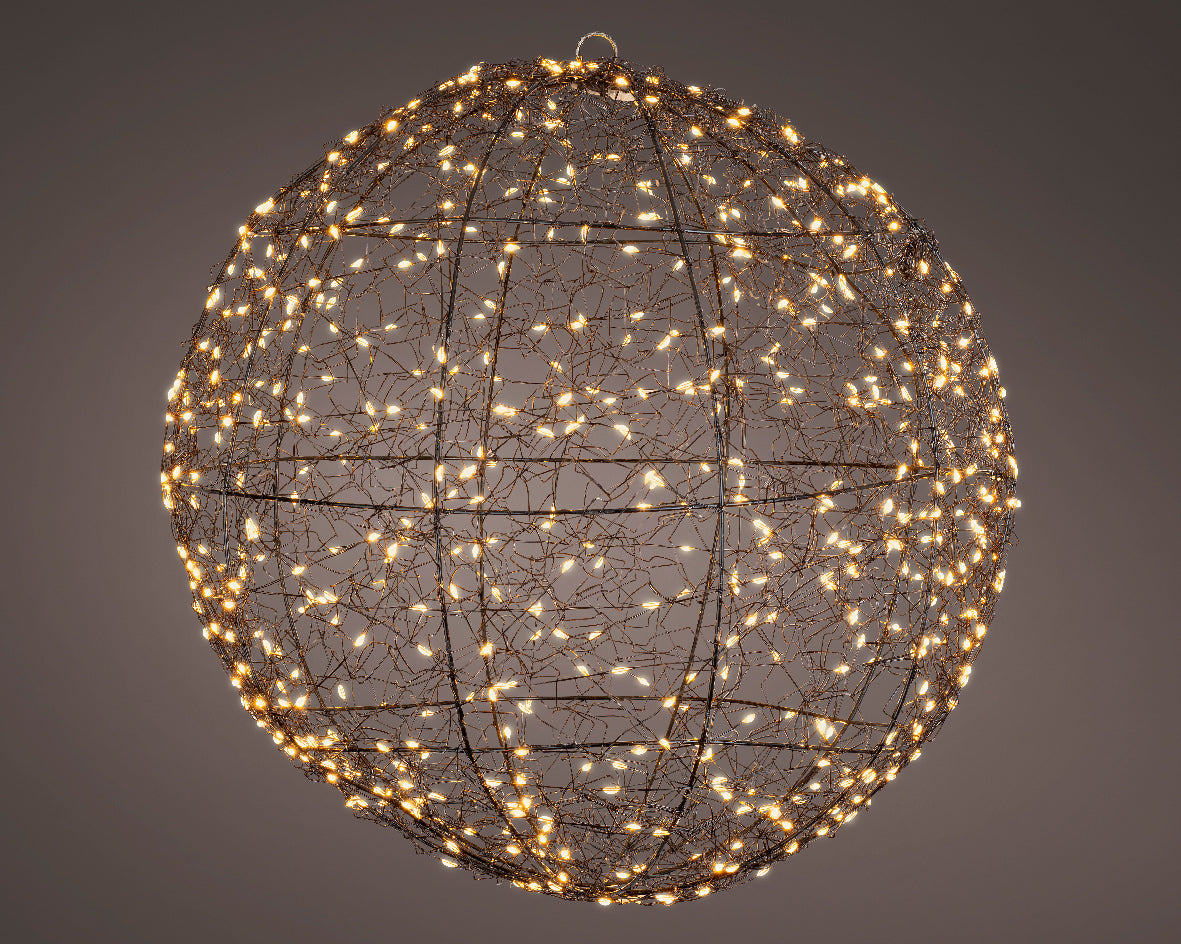 MICRO LED BALL DECOR-BLACK CABLE