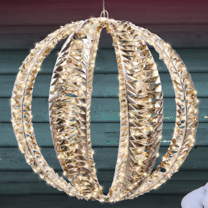 MICRO LED BALL DECOR-SILVER CABLE