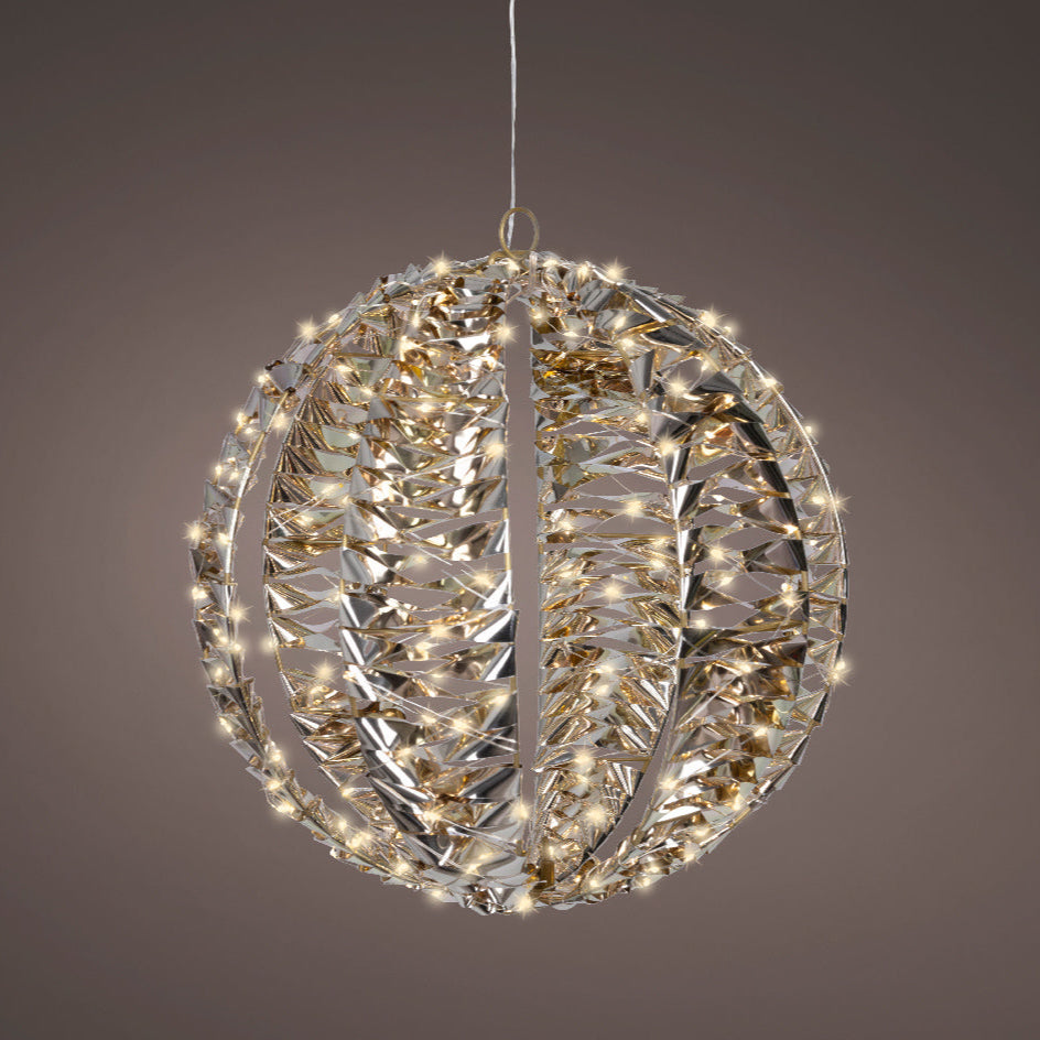 MICRO LED BALL DECOR-SILVER CABLE