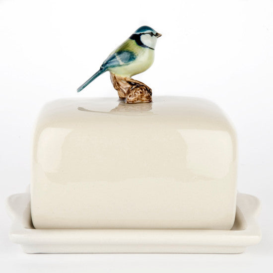 BLUE TIT BUTTER DISH