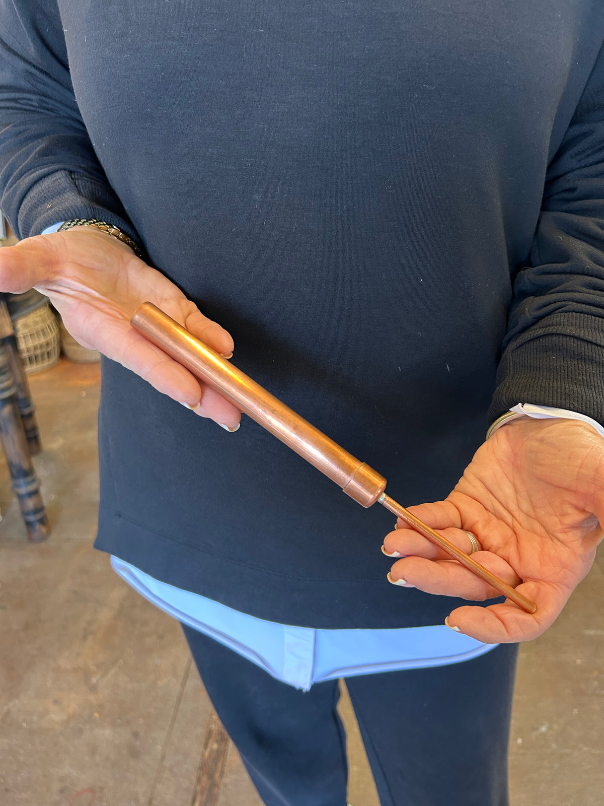 HAND-FORGED COPPER FLOWER PICKS