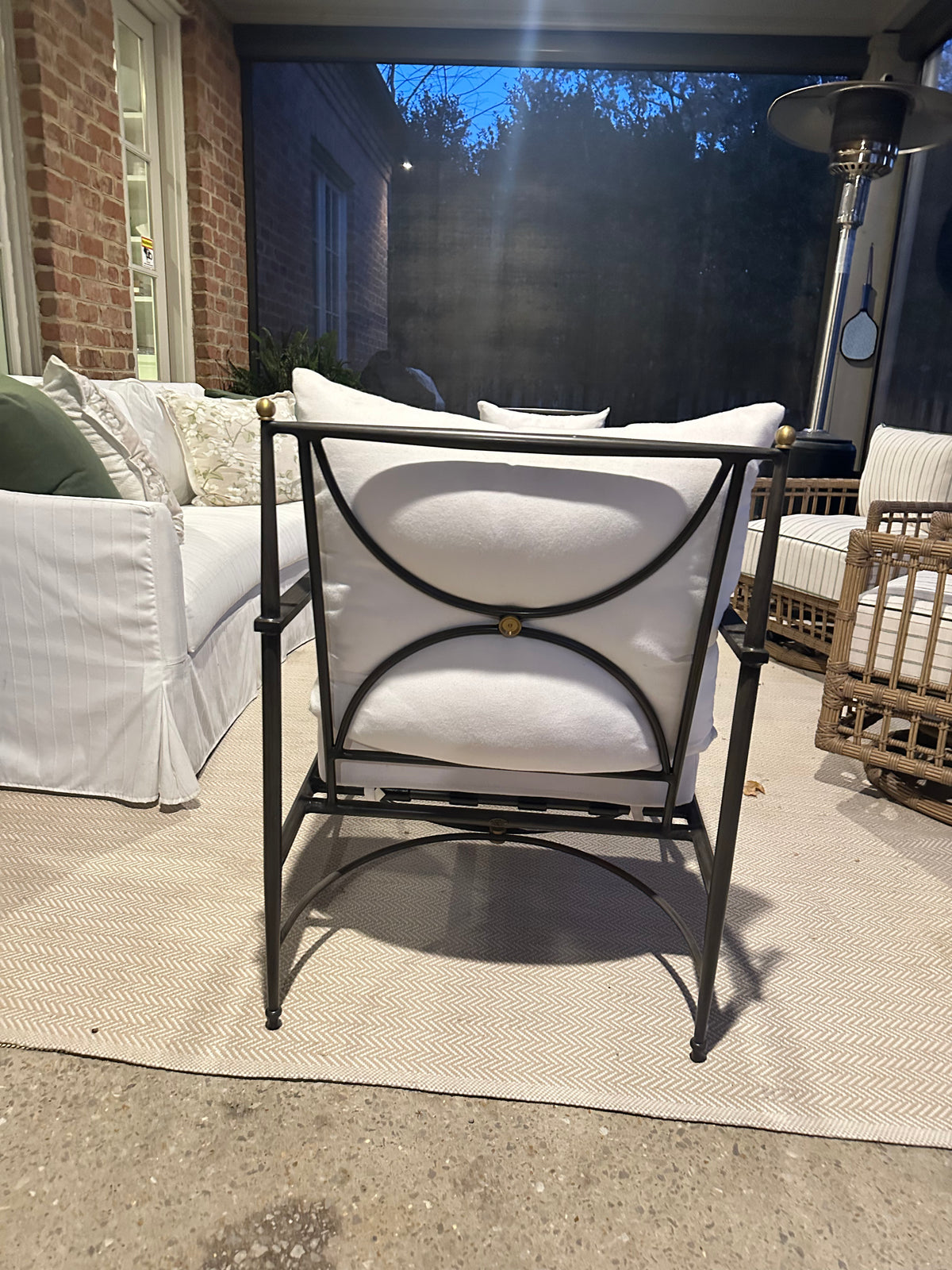 ROMA ALUMINUM LOUNGE CHAIR