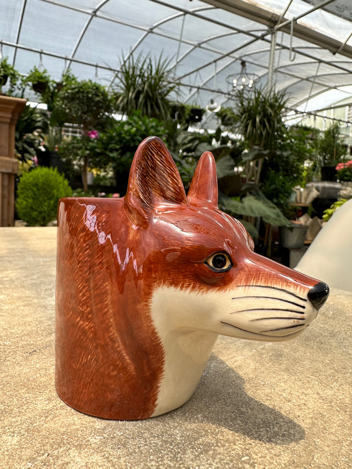 SMALL FOX FLOWER VASE