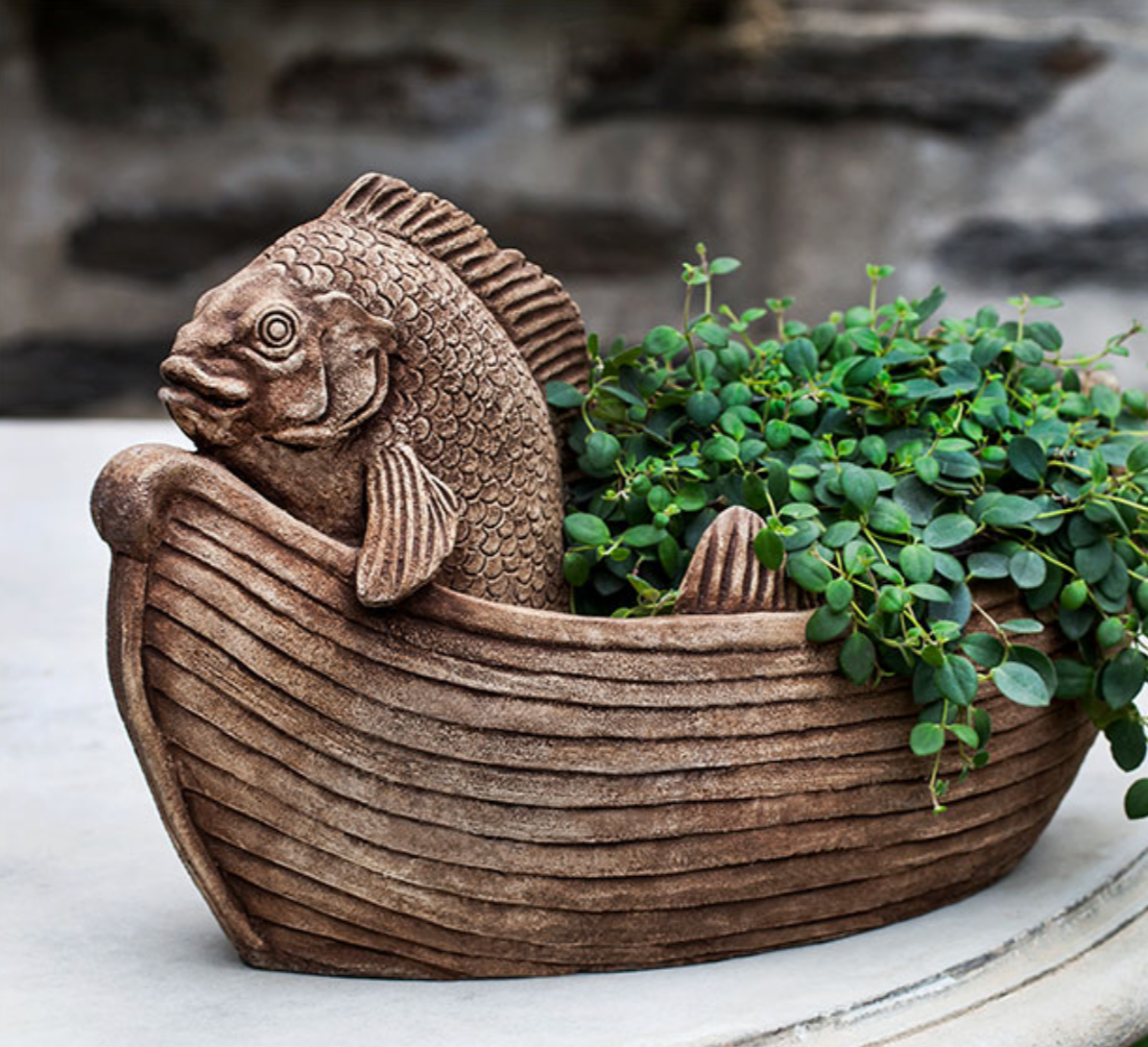 FISH OUT OF WATER STATUE