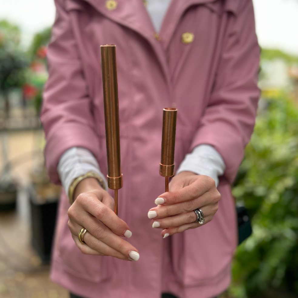 HAND-FORGED COPPER FLOWER PICKS