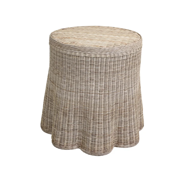 SCALLOP SIDE TABLE