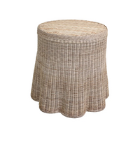 SCALLOP SIDE TABLE