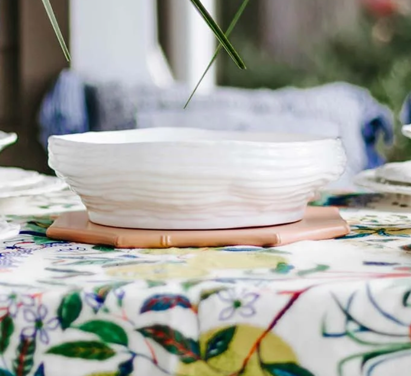 WHITE HARVEST SALAD BOWL