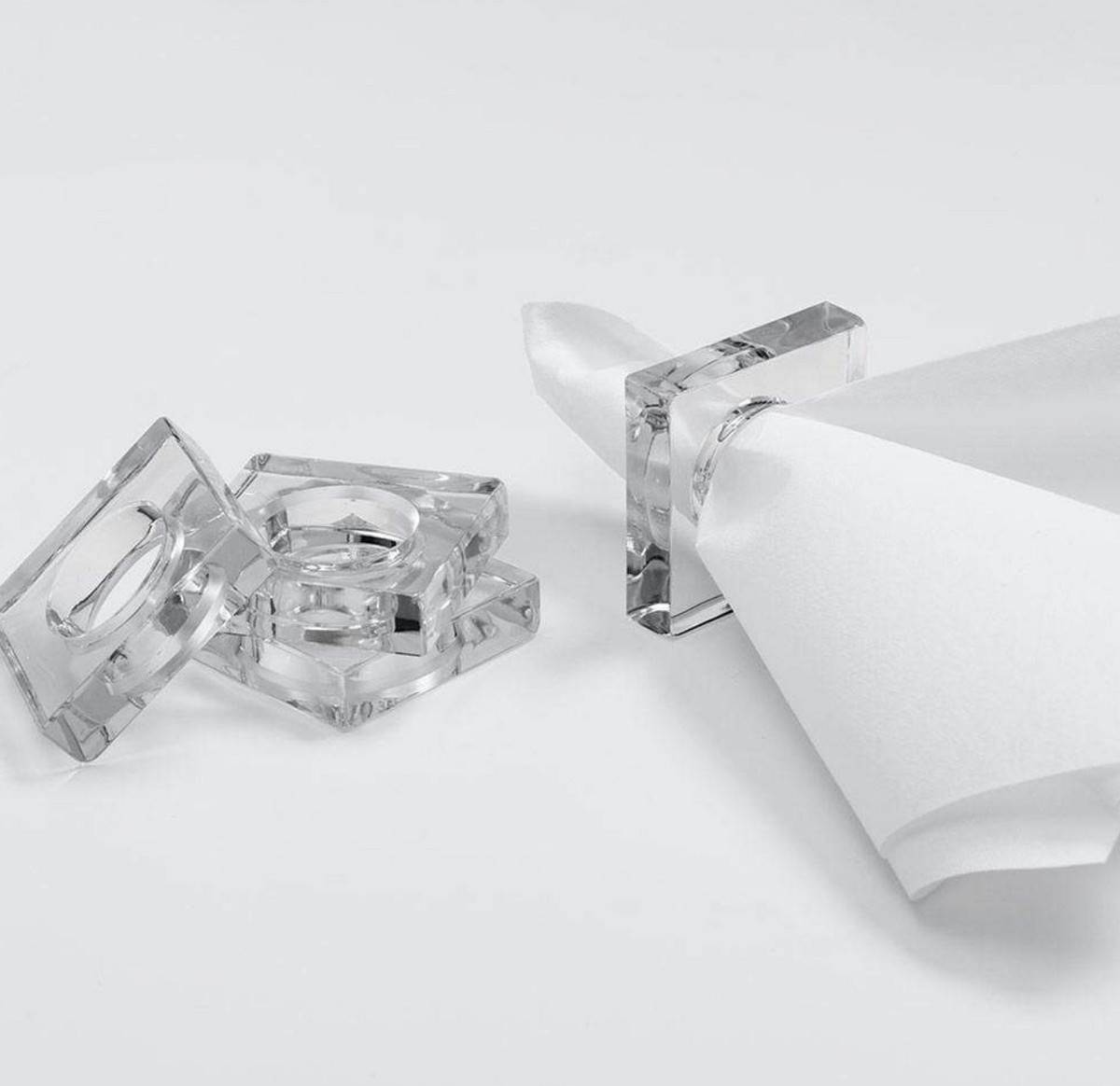ACRYLIC NAPKIN RING SET