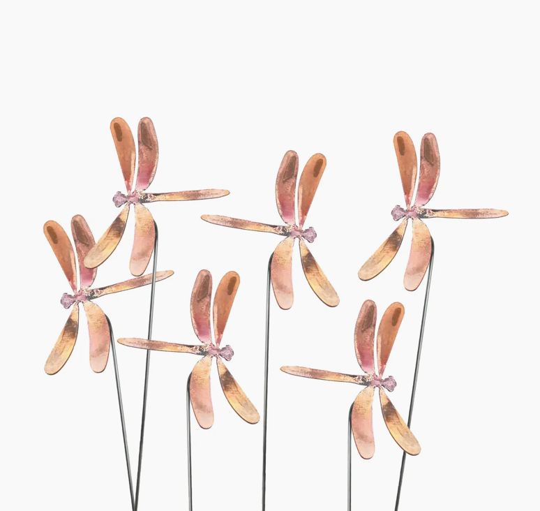 COPPER DRAGONFLY ACCENT