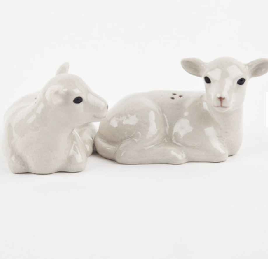 LAMB SALT & PEPPER SHAKERS