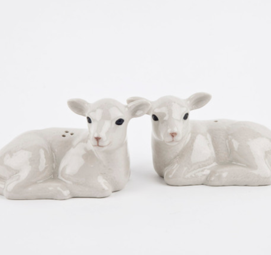 LAMB SALT & PEPPER SHAKERS