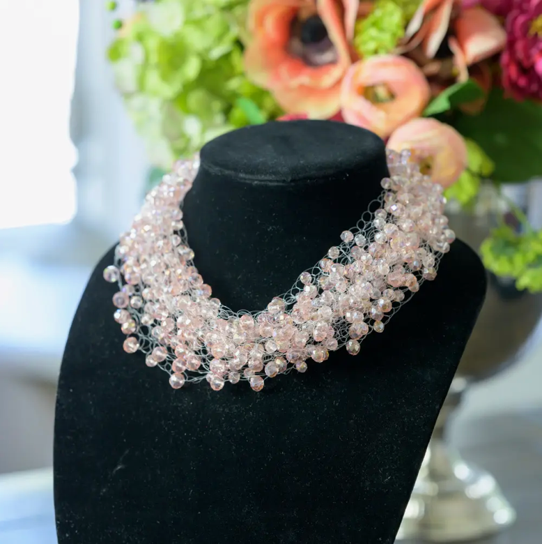 PETITE CLUSTER BEADED NECKLACE