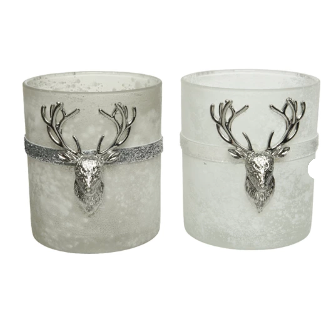 STAG TEA LIGHT HOLDER SET