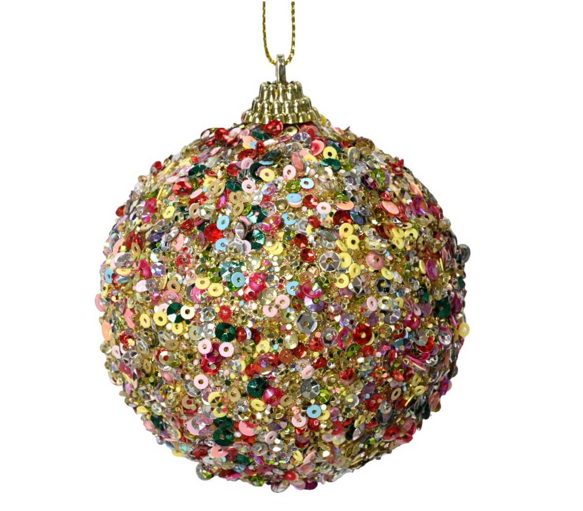 BAUBLE FOAM SPARKLE ORNAMENT (BOX SET OF 12)