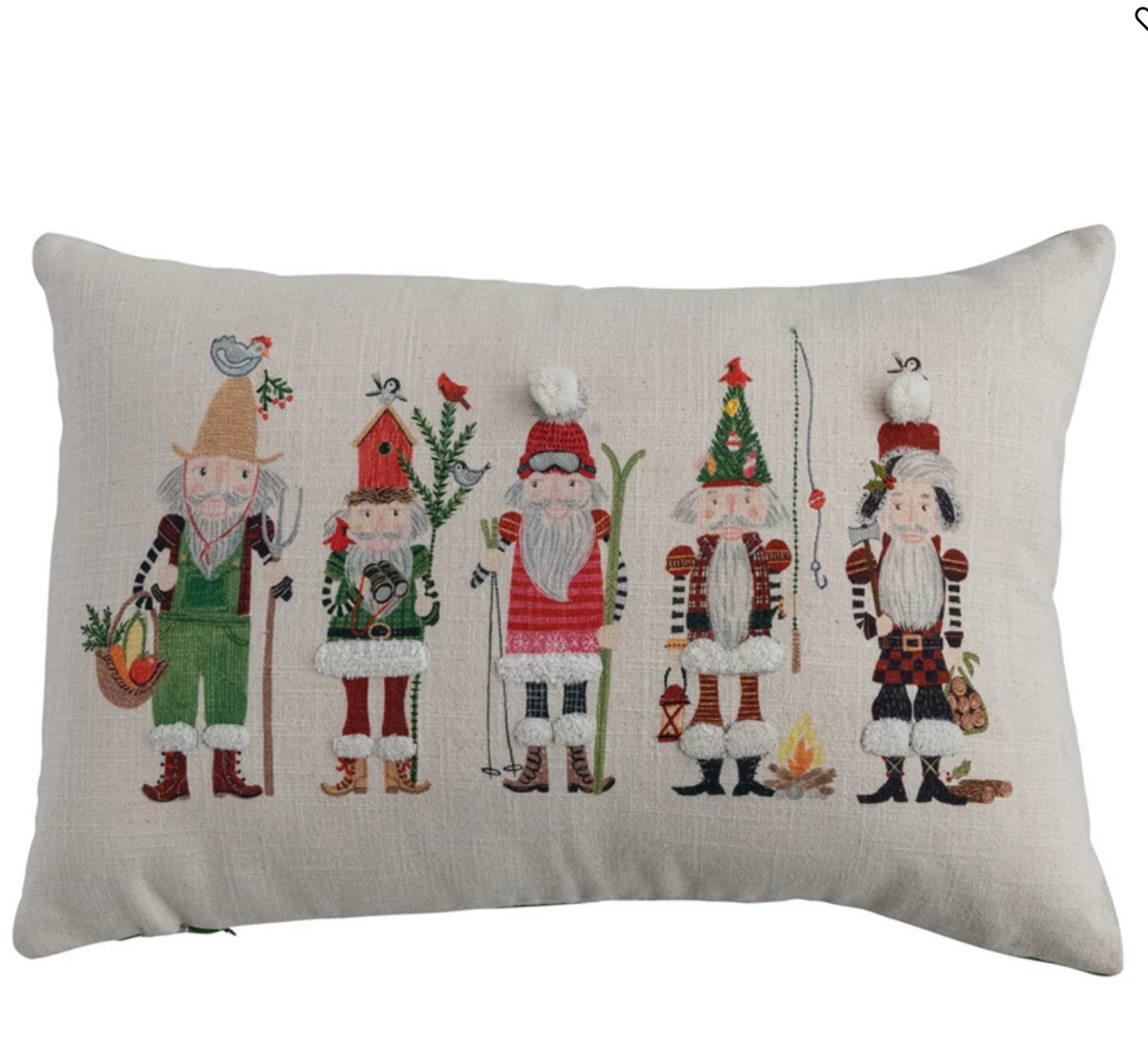 NUTCRACKERS LUMBAR PILLOW