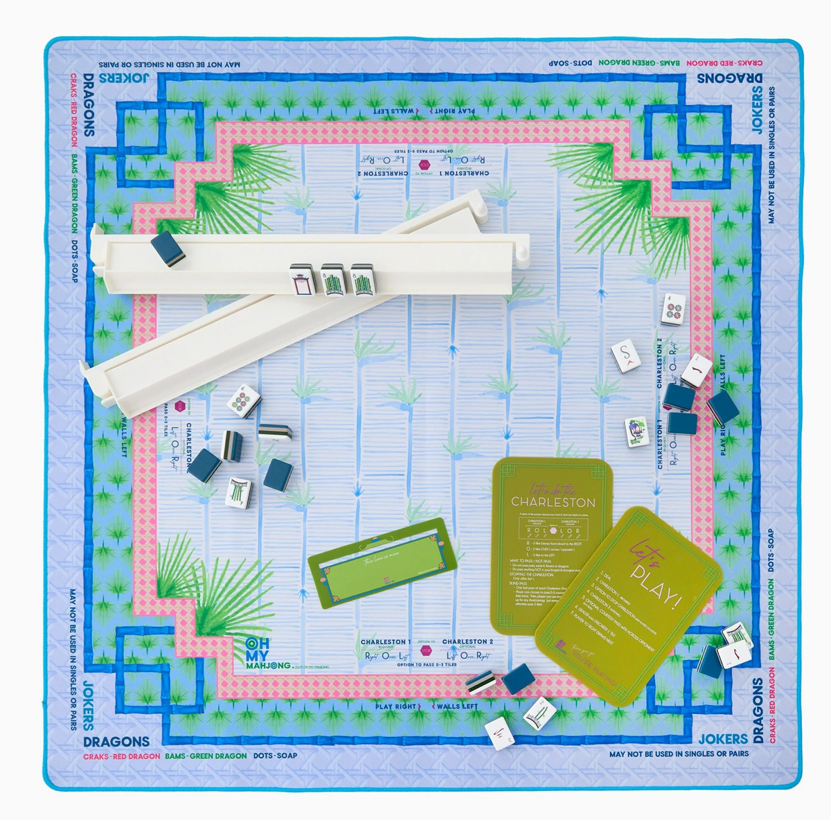 PALM PARADISE MAHJONG MAT