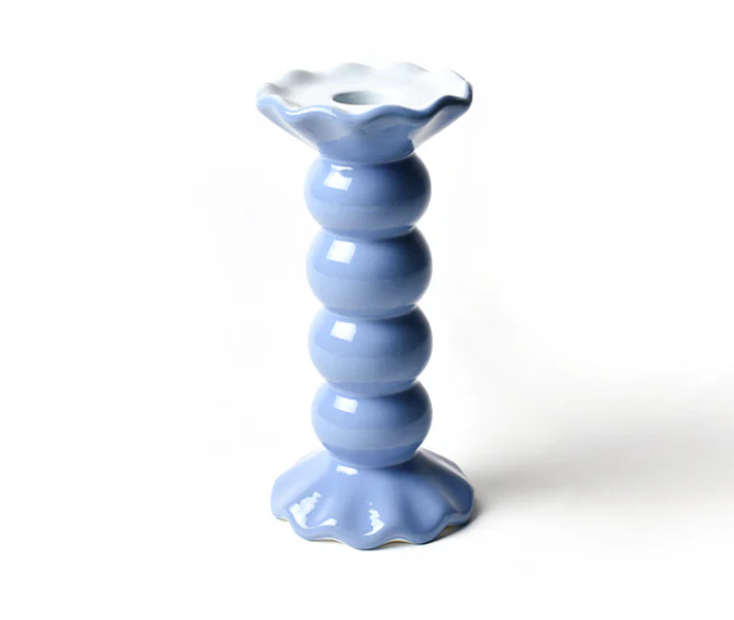 RUFFLE KNOBBED CANDLE HOLDER
