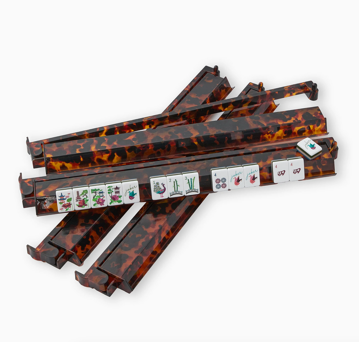 TORTOISE SHELL RACK & PUSHER SET