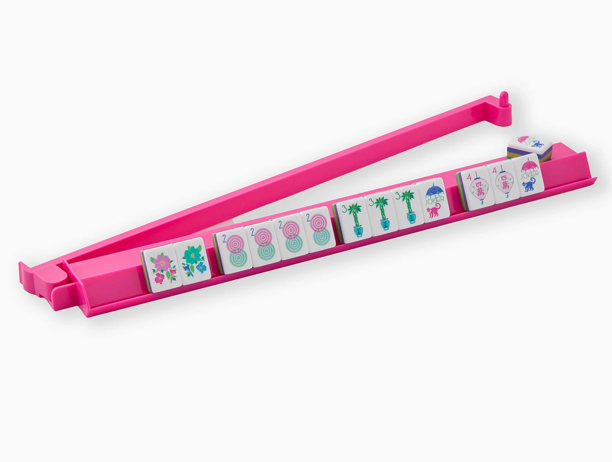 MAHJONG HOT PINK RACK & PUSHER SET