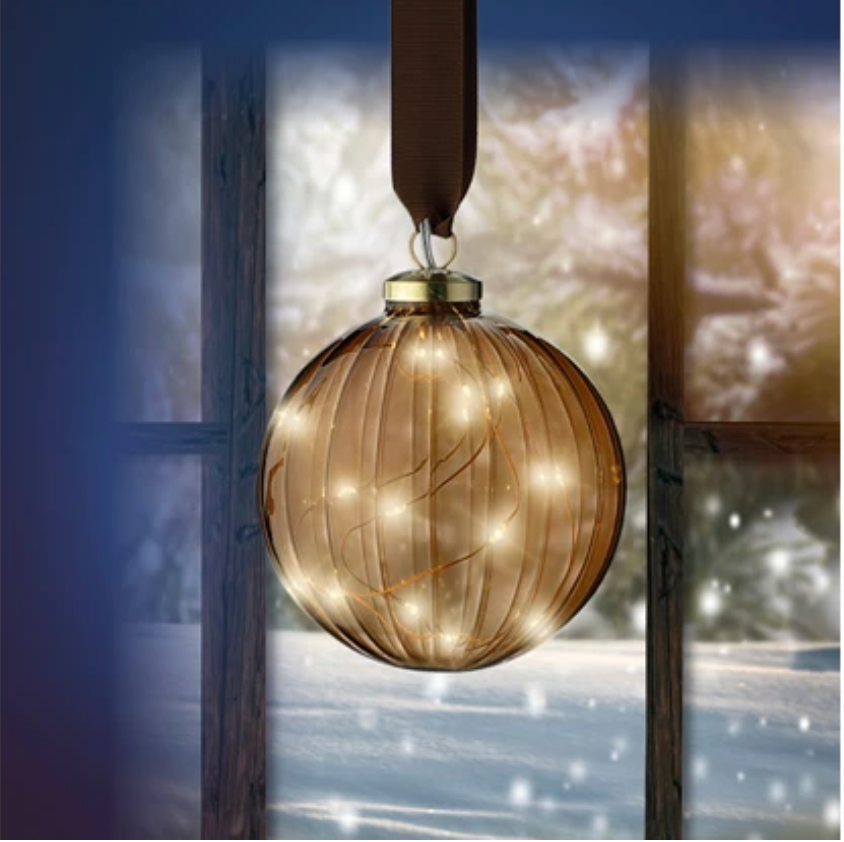 ROUND HOLIDAY PENDANT LIGHT