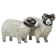 RAM SALT & PEPPER SHAKER SET