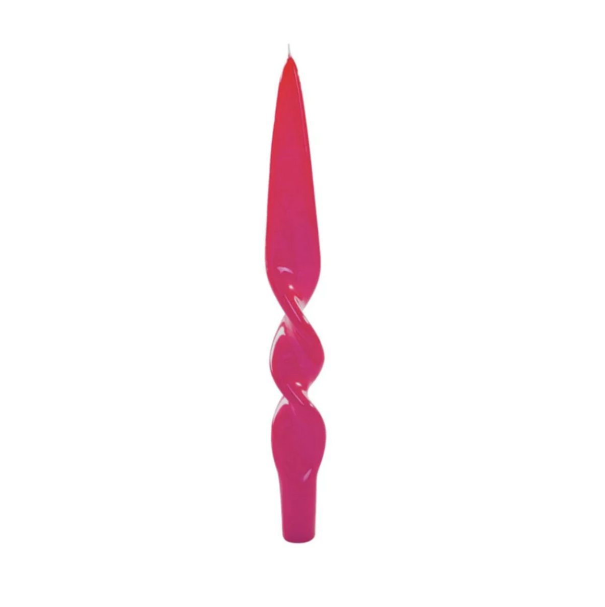 magenta twist candle