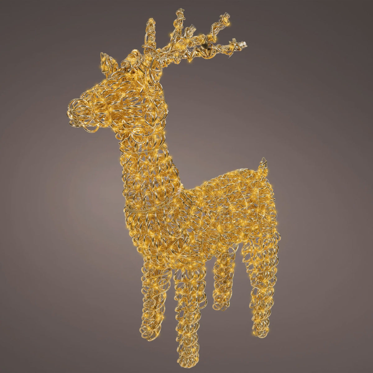 MICRO LED GOLD REINDEER
