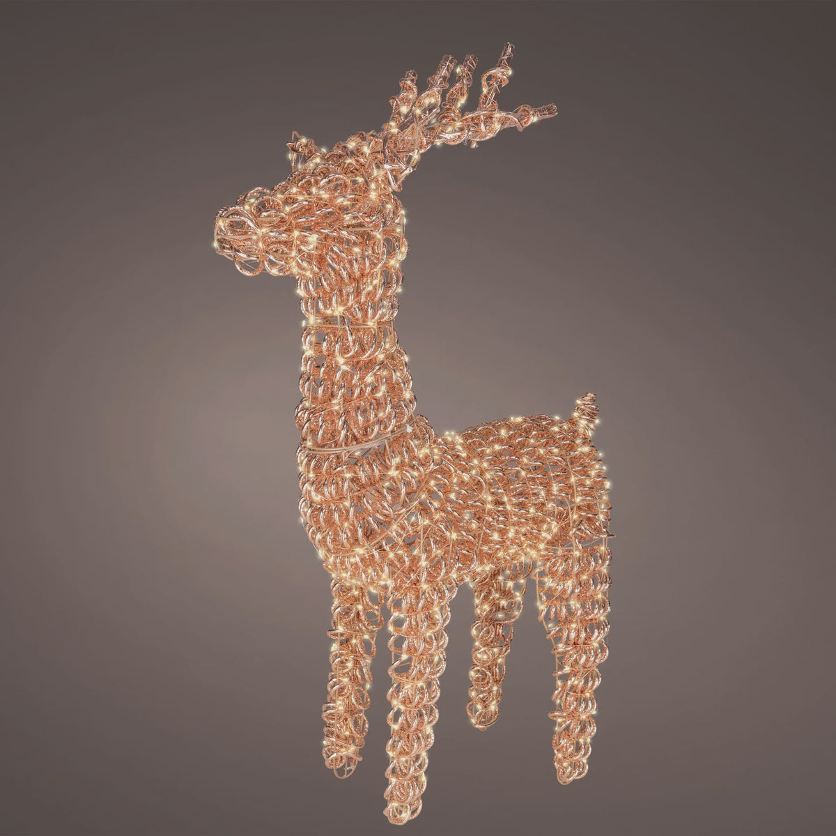MICRO LED ROSE GOLD REINDEER