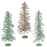 Tinsel LED trees