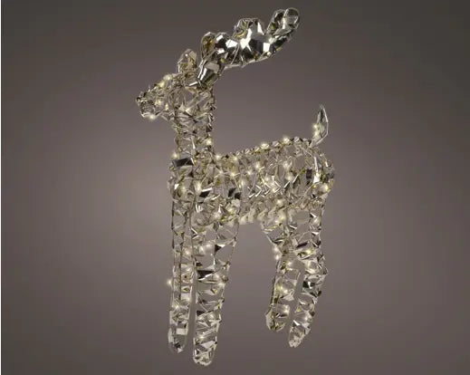 MICRO LED SILVER REINDEER