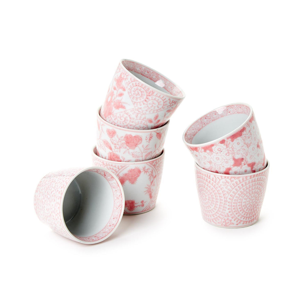 PINK CHINOISERIE CACHEPOT SET