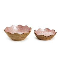 ROSE SCALLOPED BOWL