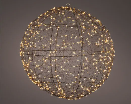MICRO LED BALL DECOR BLACK CABLE