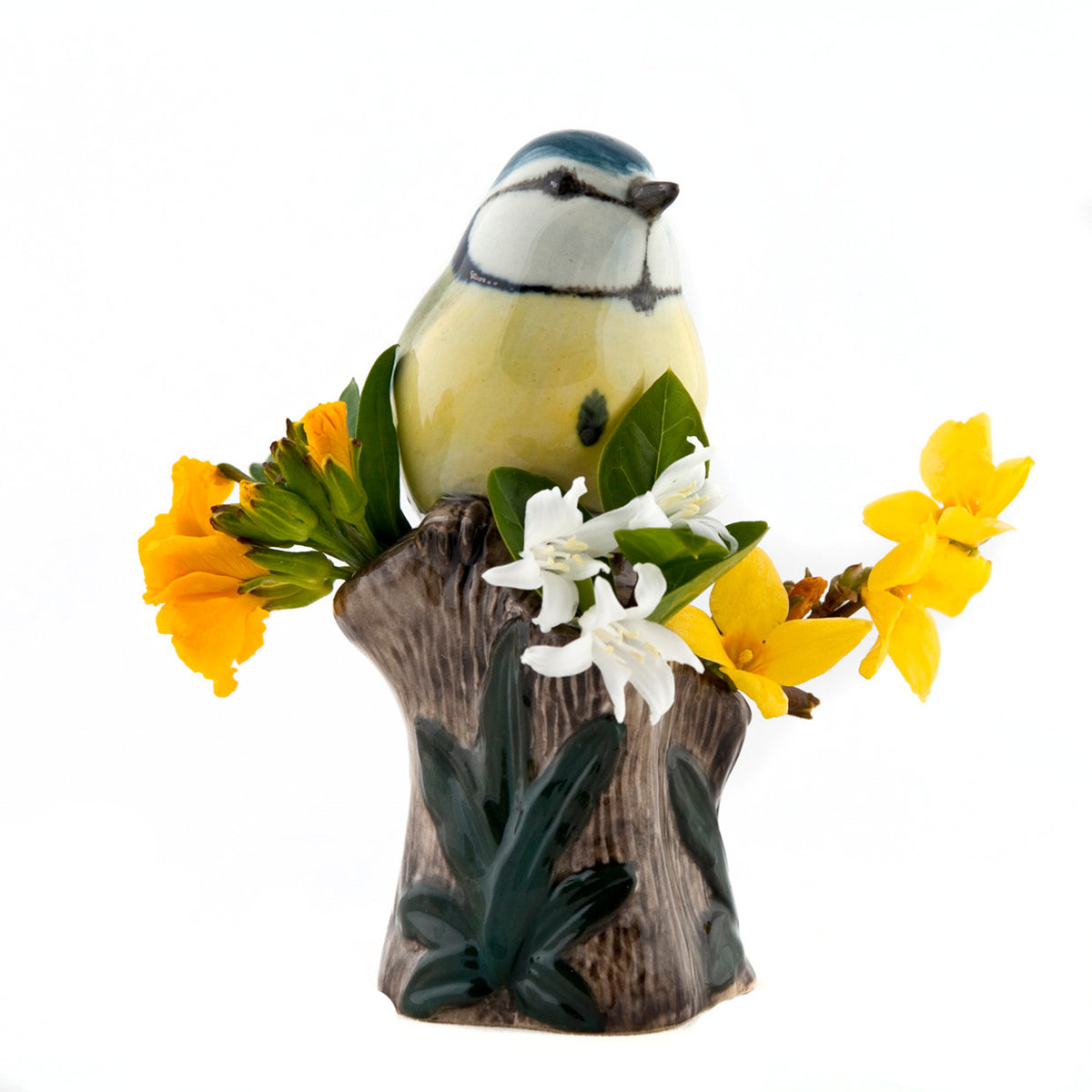 BLUE TIT BUD VASES