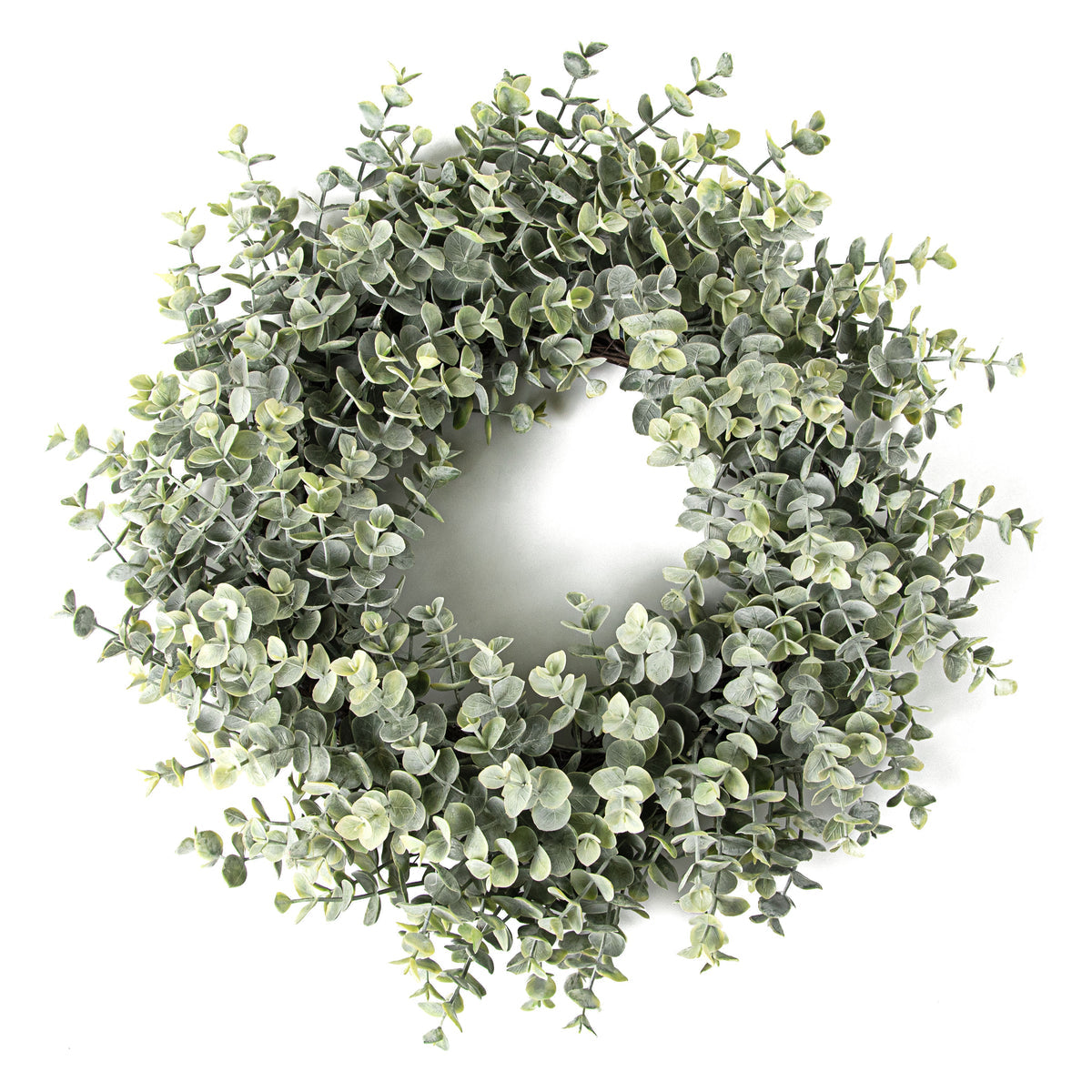 FROSTED EUCALYPTUS WREATH