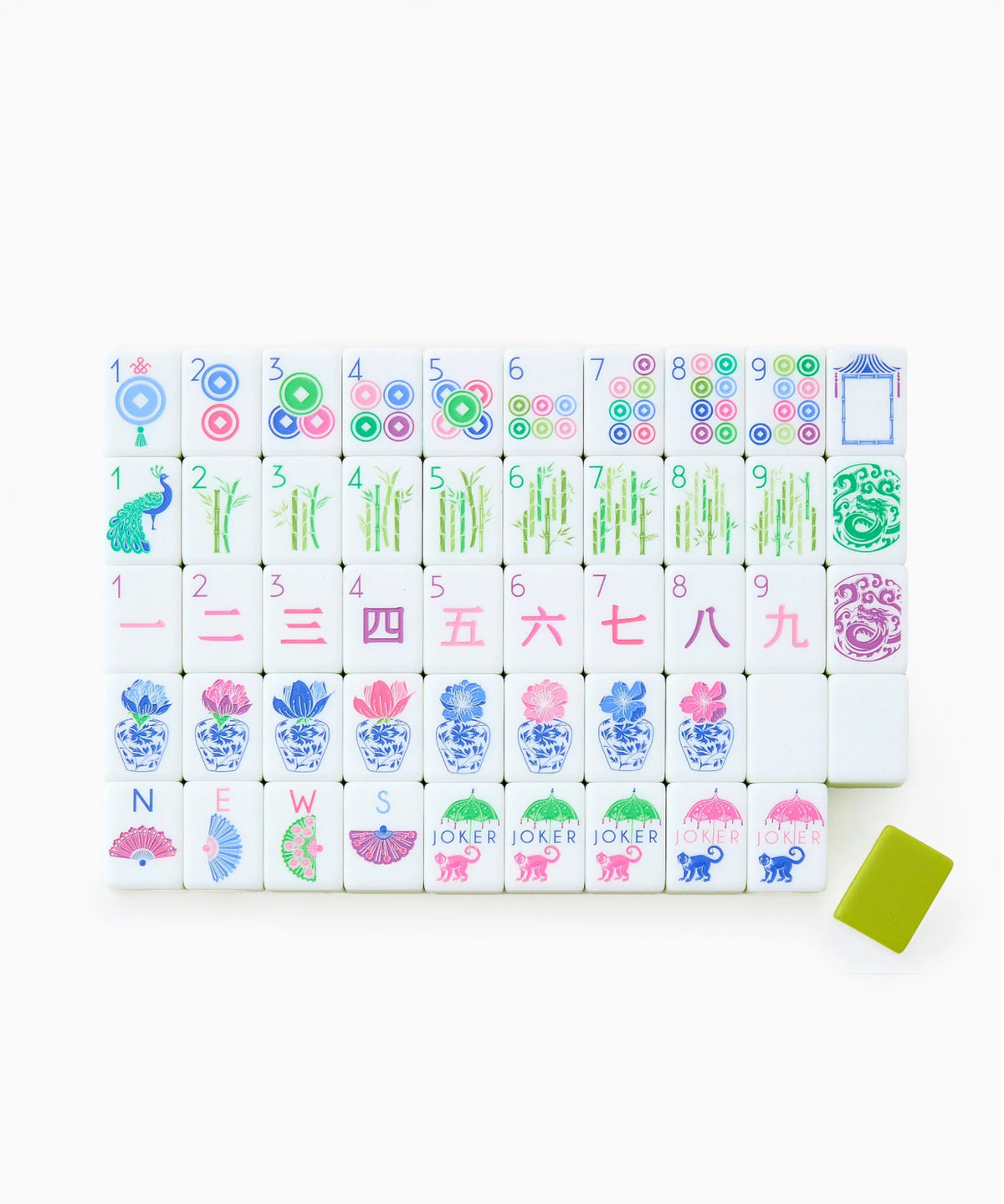 MAHJONG TILE SET - LIMONCELLO COLLECTION