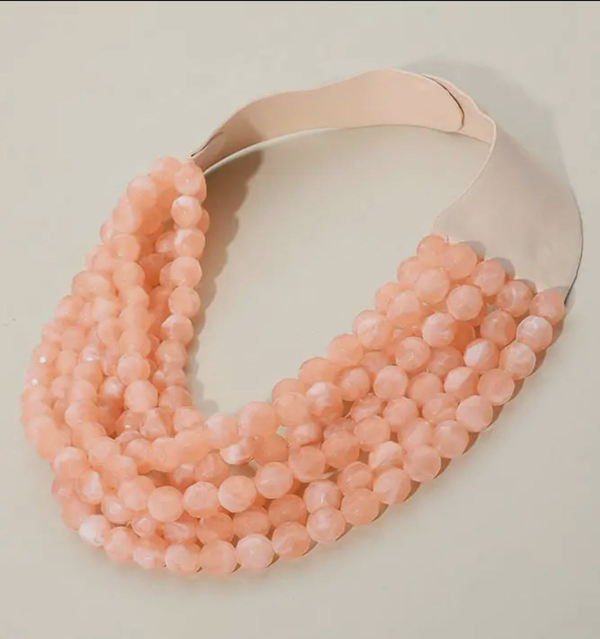 CHUNKY BEADED MAGNETIC NECKLACE