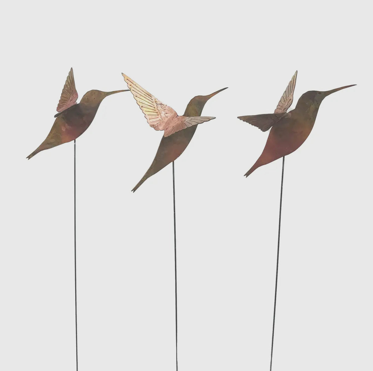 COPPER HUMMINGBIRD ACCENT