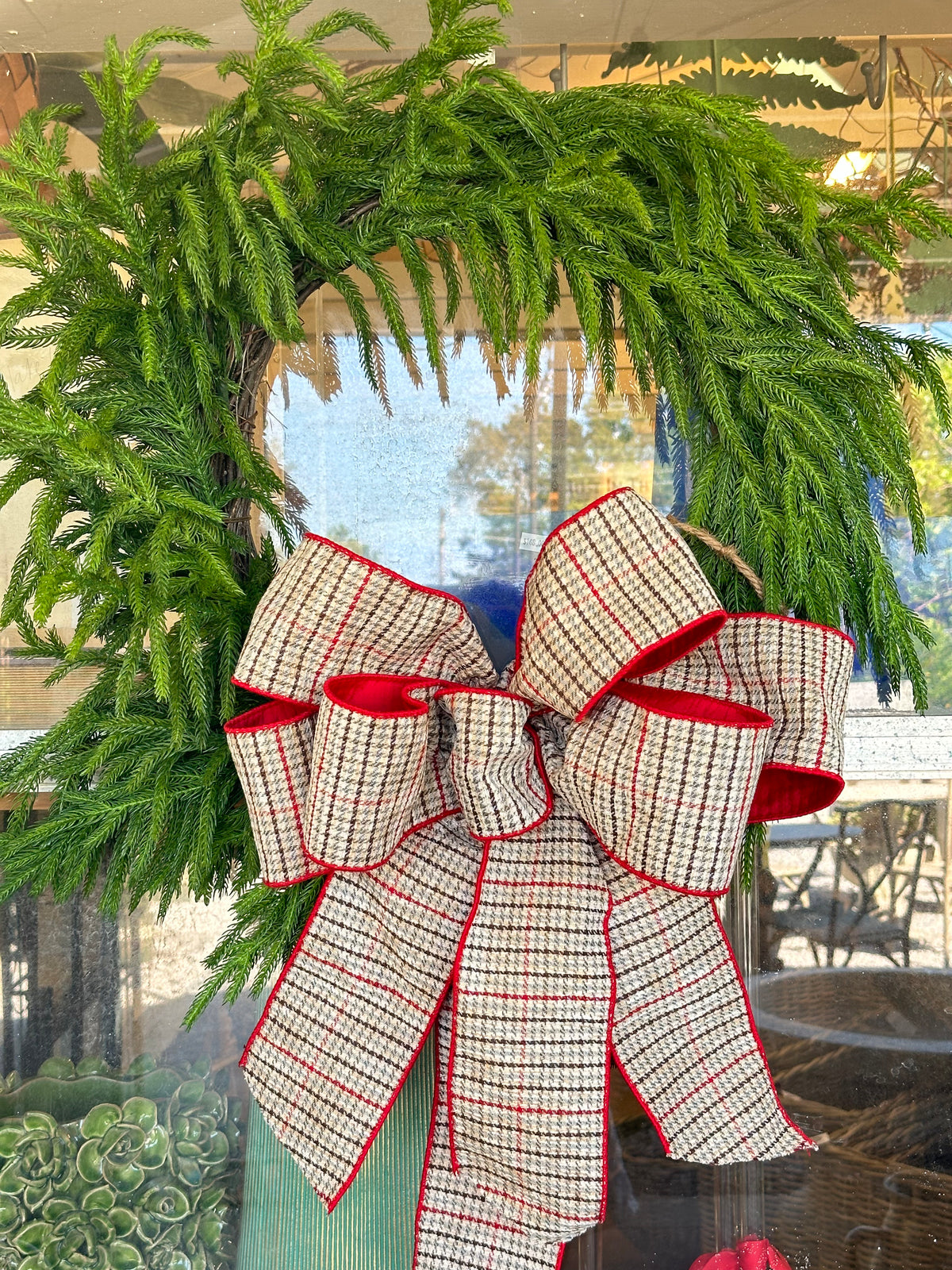 CHENILLE HOUNDSTOOTH BOW