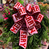 HANDMADE “MERRY MERRY” BOW