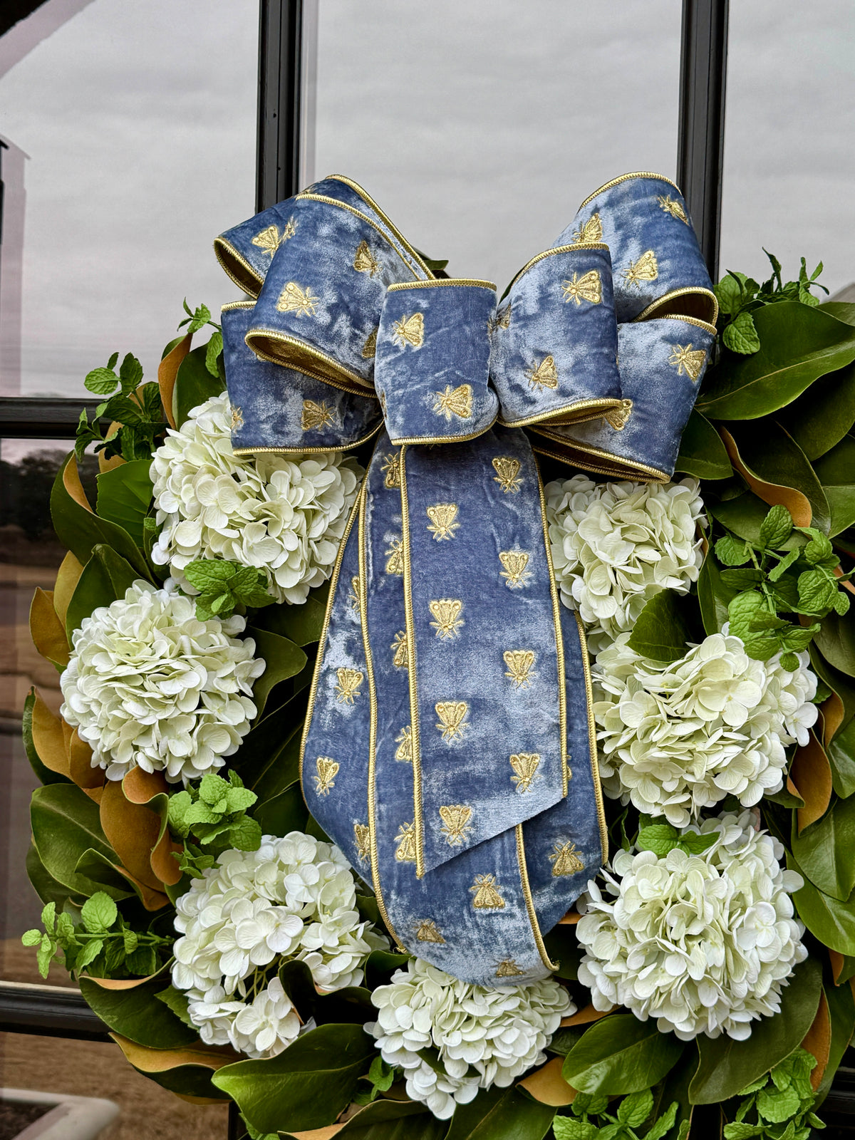 SPRING MAGNOLIA WREATH ARRANGEMENT