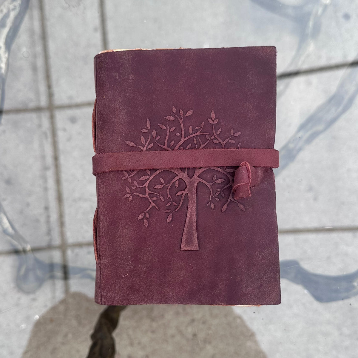 TREE HAND BOUND JOURNALS W/ HANDMADE PAPER