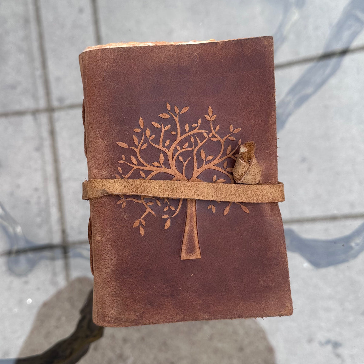 TREE HAND BOUND JOURNALS W/ HANDMADE PAPER