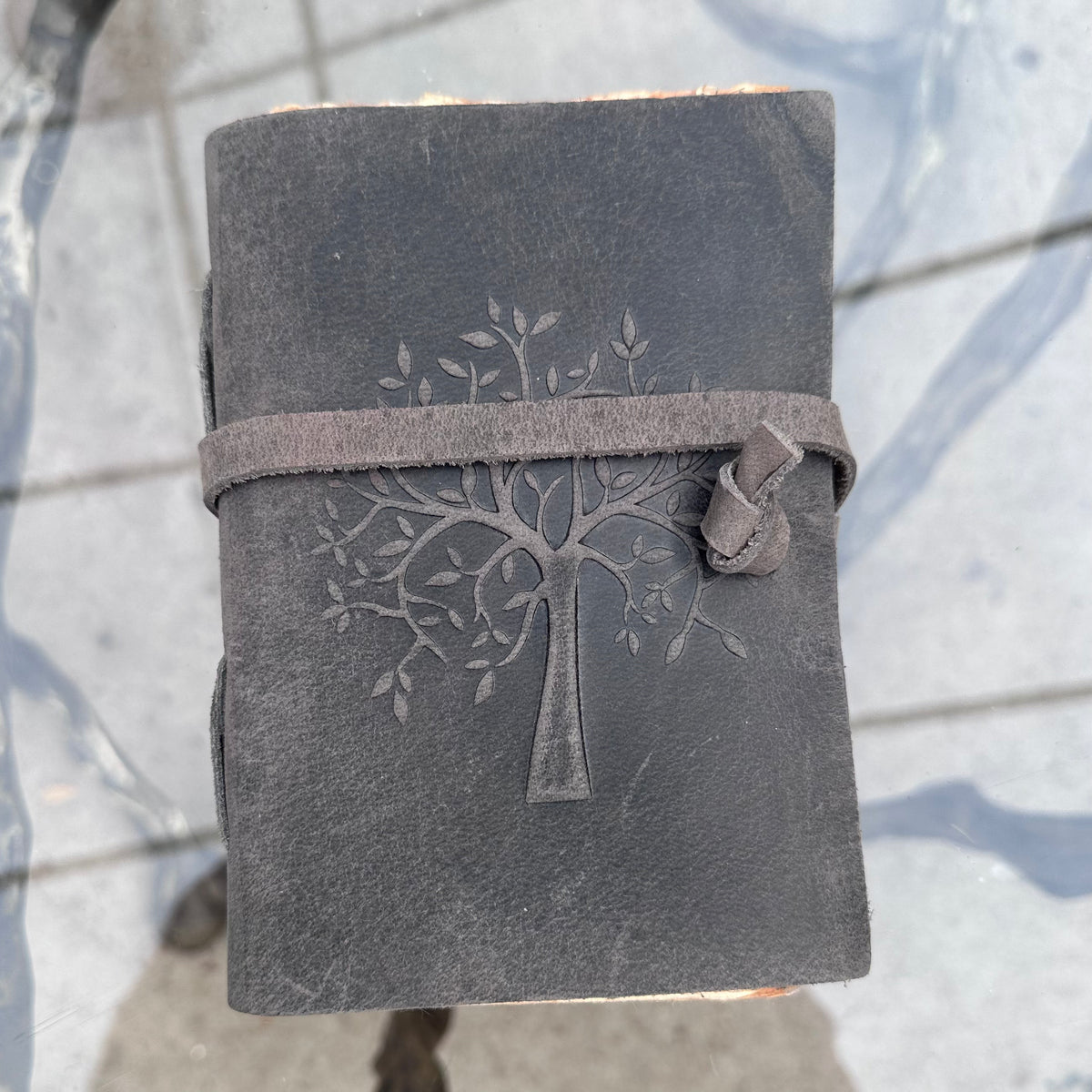 TREE HAND BOUND JOURNALS W/ HANDMADE PAPER