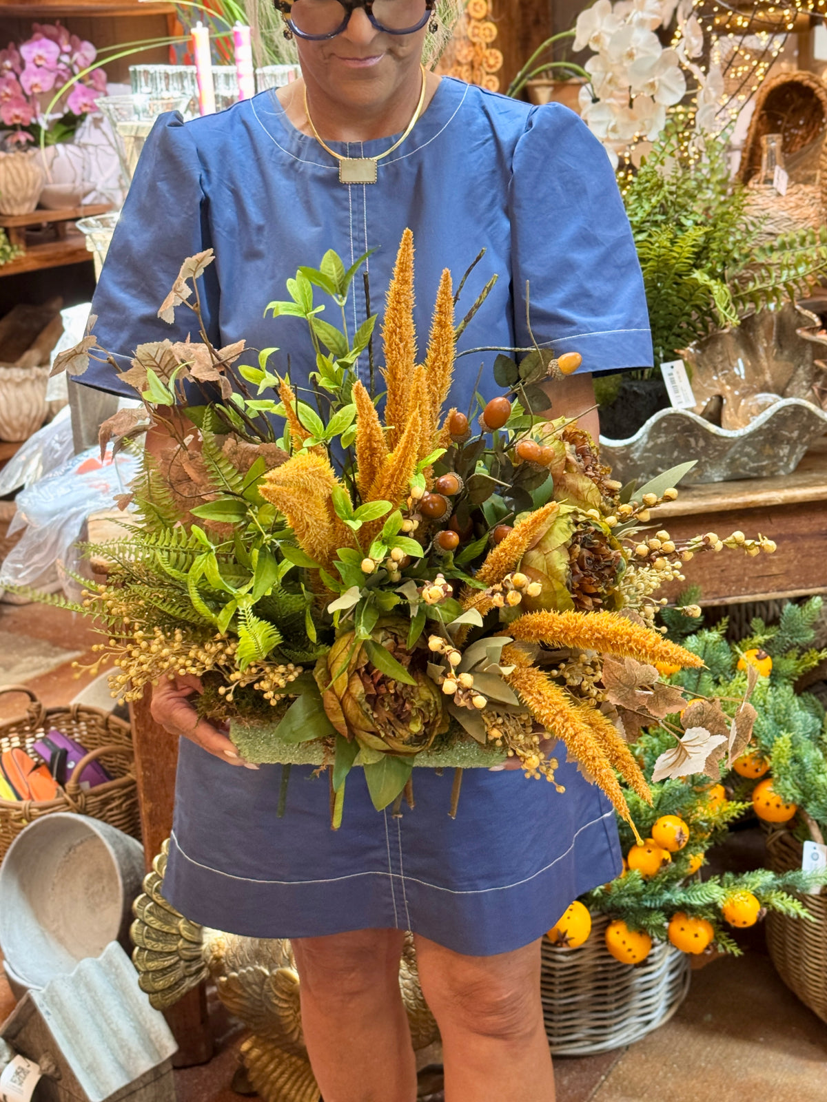 Fall Hanging Wall Basket Drop-Ins